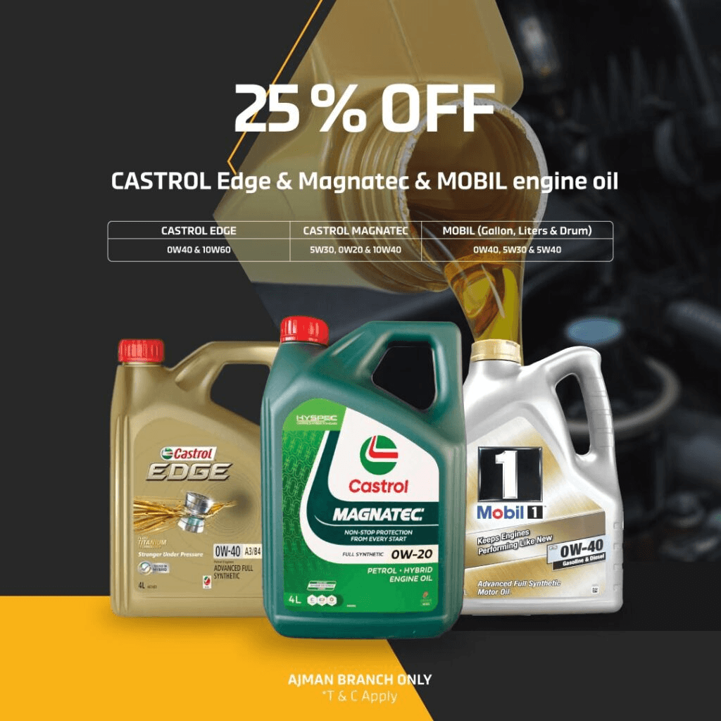 25% off castrol